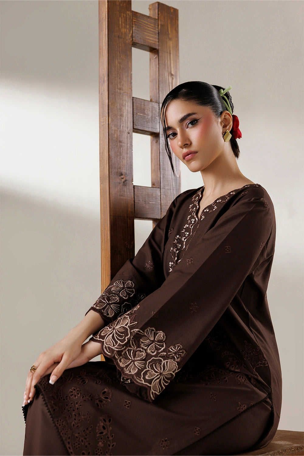 Azure | Chic Essentials |Brown Sugar - by Libasekhas UK - Registered Vendor of : Azure - 100% Original Designer Dress