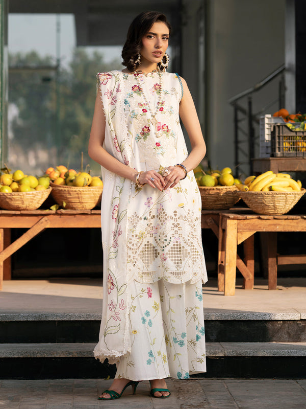 Mahnur | Broadway Luxury Lawn 26 | BW - 002 - by Libasekhas UK - Registered Vendor of : Mahnur - 100% Original Designer Dress