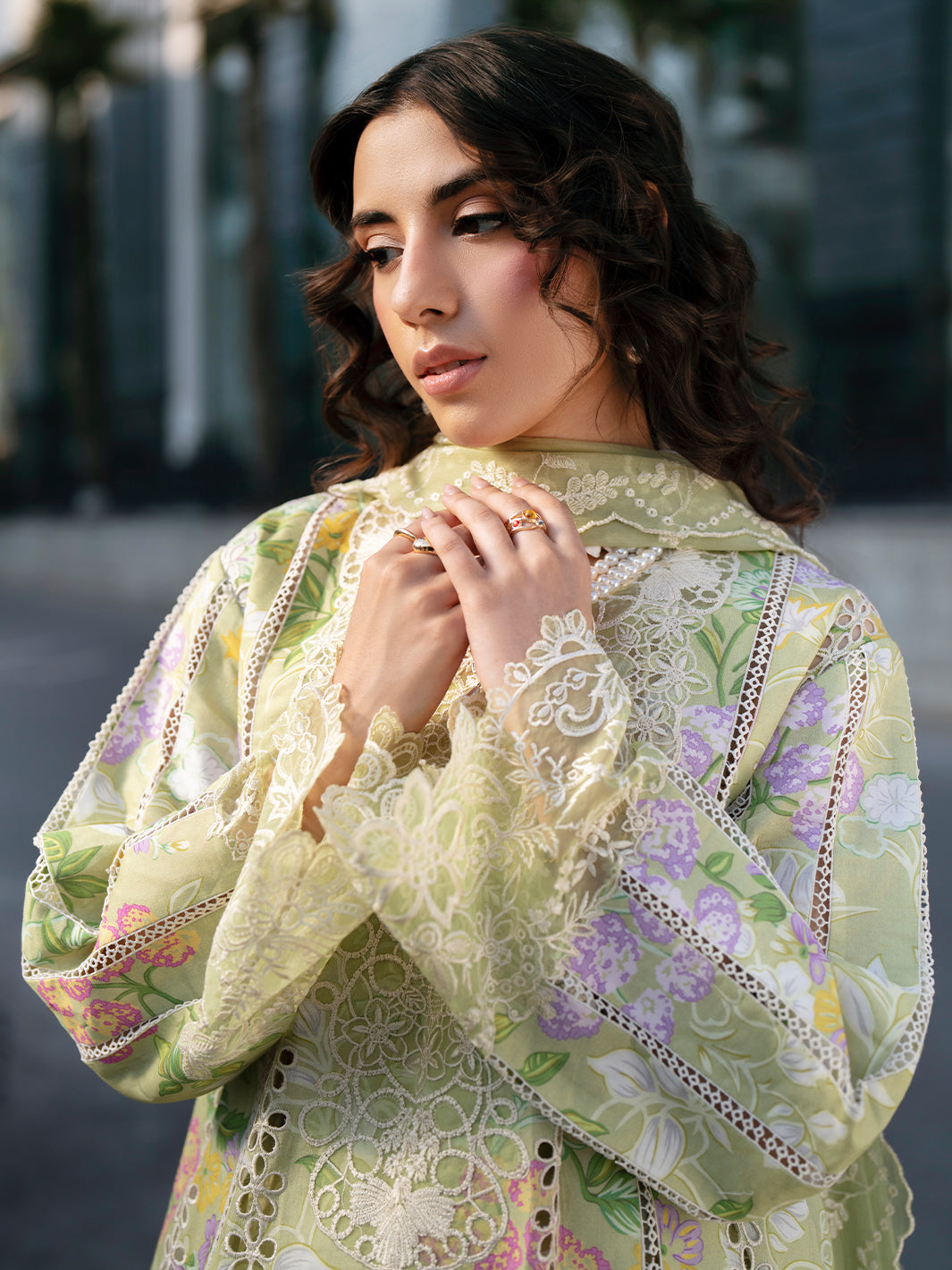 Mahnur | Broadway Luxury Lawn 26 | BW - 005 - by Libasekhas UK - Registered Vendor of : Mahnur - 100% Original Designer Dress
