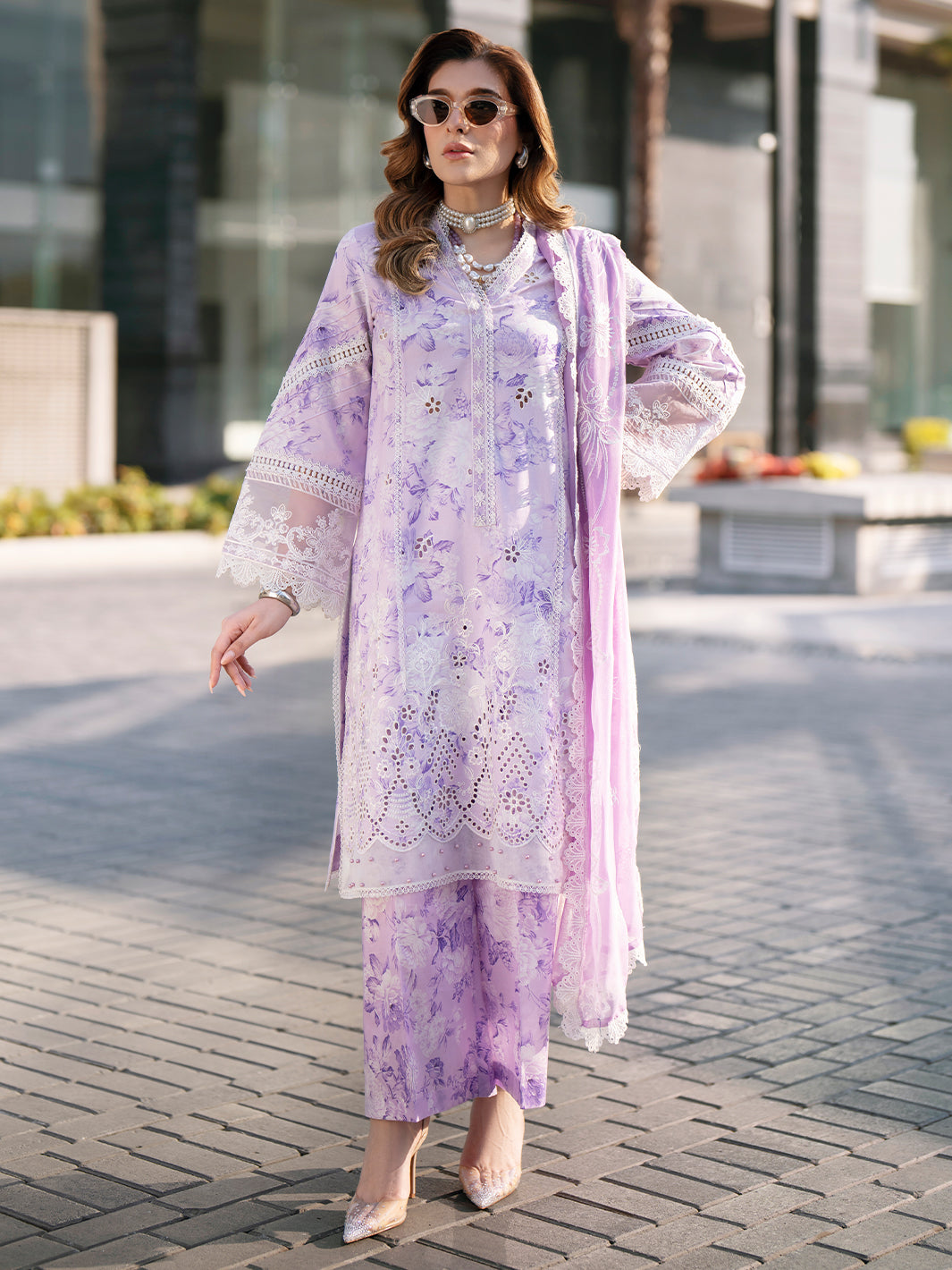 Mahnur | Broadway Luxury Lawn 26 | BW - 009 - by Libasekhas UK - Registered Vendor of : Mahnur - 100% Original Designer Dress
