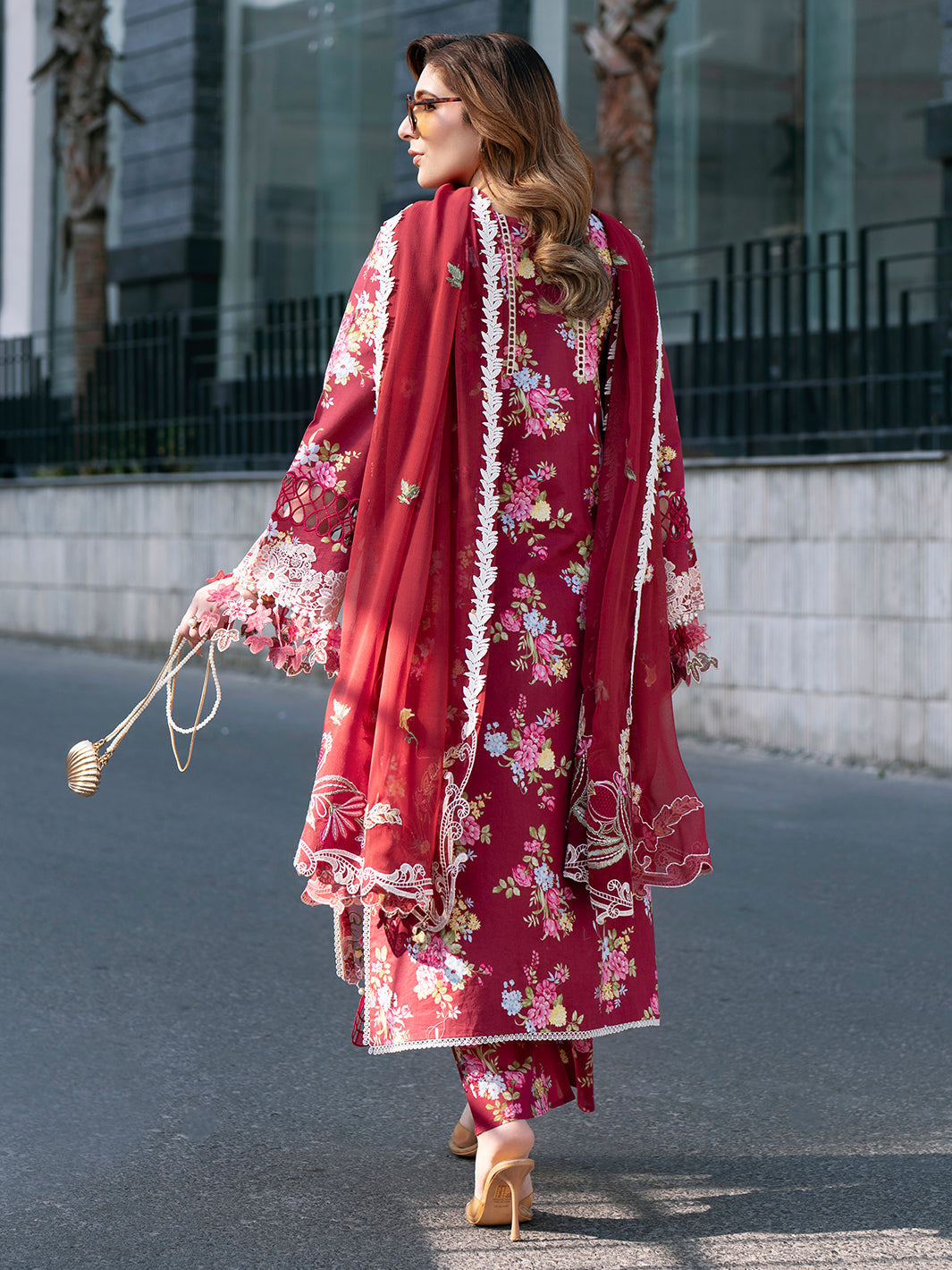 Mahnur | Broadway Luxury Lawn 26 | BW - 011 - by Libasekhas UK - Registered Vendor of : Mahnur - 100% Original Designer Dress