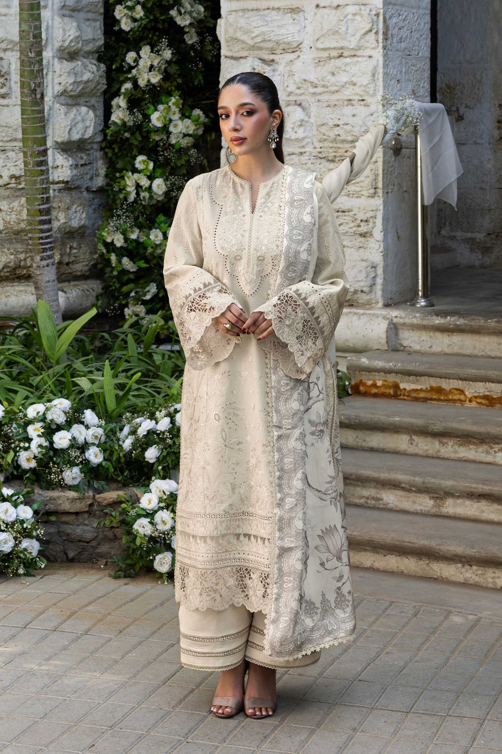 Akbar Aslam | Elaria RTW Lawn 26 | Aurielle - by Libasekhas UK - Registered Vendor of : Akbar Aslam - 100% Original Designer Dress