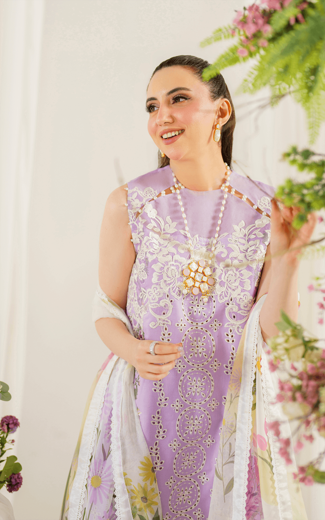 Asifa and Nabeel | Pretty in Pink Limited Edition | Babys Breath (PP-8) - by - Libasekhas UK - Registered Vendor of : Asifa and Nabeel - 100% Original Designer Dresss