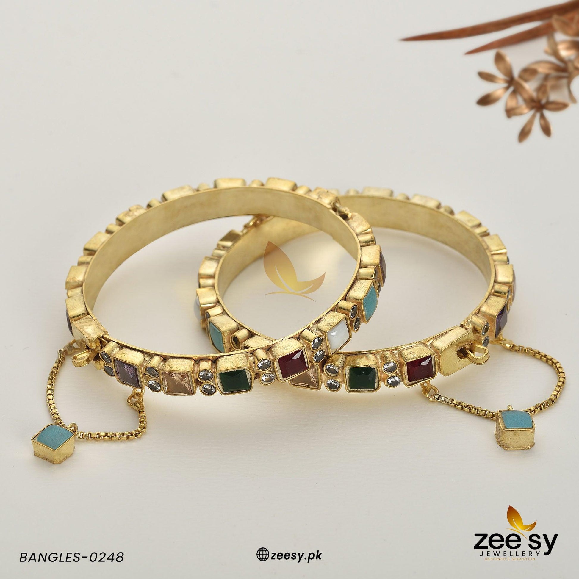 Farshi Bangles-0248 - by - Libasekhas UK - Registered Vendor of : Zeesy - 100% Original Designer Dresss