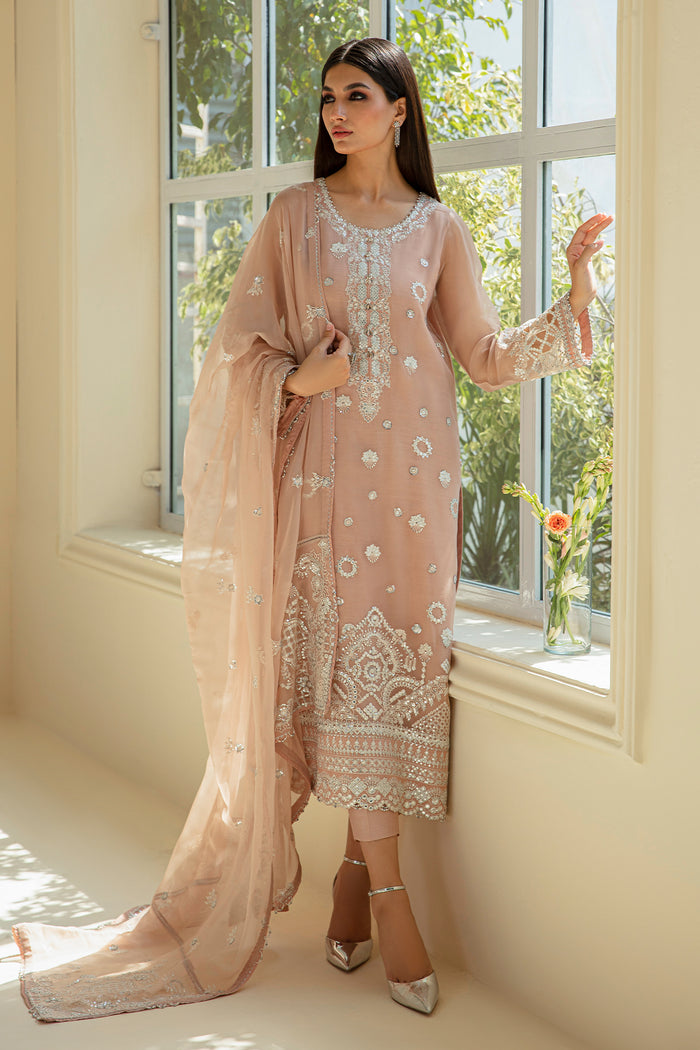 Baroque | Luxury Formals 24 | CHIFFON UF-389 - by - Libasekhas UK - Registered Vendor of : Baroque - 100% Original Designer Dresss