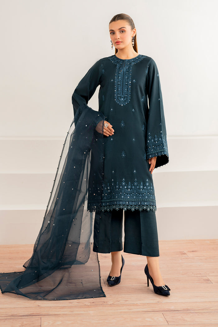 Baroque | Velvet Formals | SILK UF-696 - by - Libasekhas UK - Registered Vendor of : Baroque - 100% Original Designer Dresss