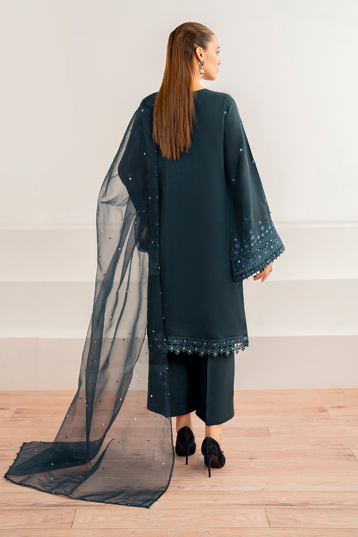 Baroque | Velvet Formals | SILK UF-696 - by - Libasekhas UK - Registered Vendor of : Baroque - 100% Original Designer Dresss
