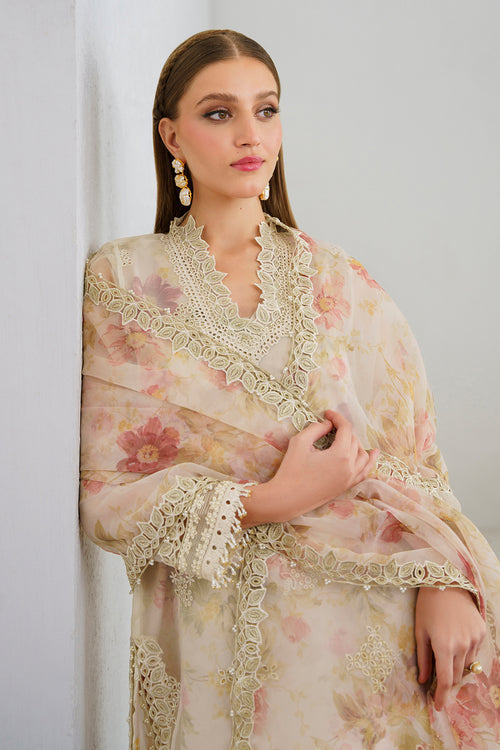 Baroque | Velvet Formals | ORGANZA UF-523 - by - Libasekhas UK - Registered Vendor of : Baroque - 100% Original Designer Dresss