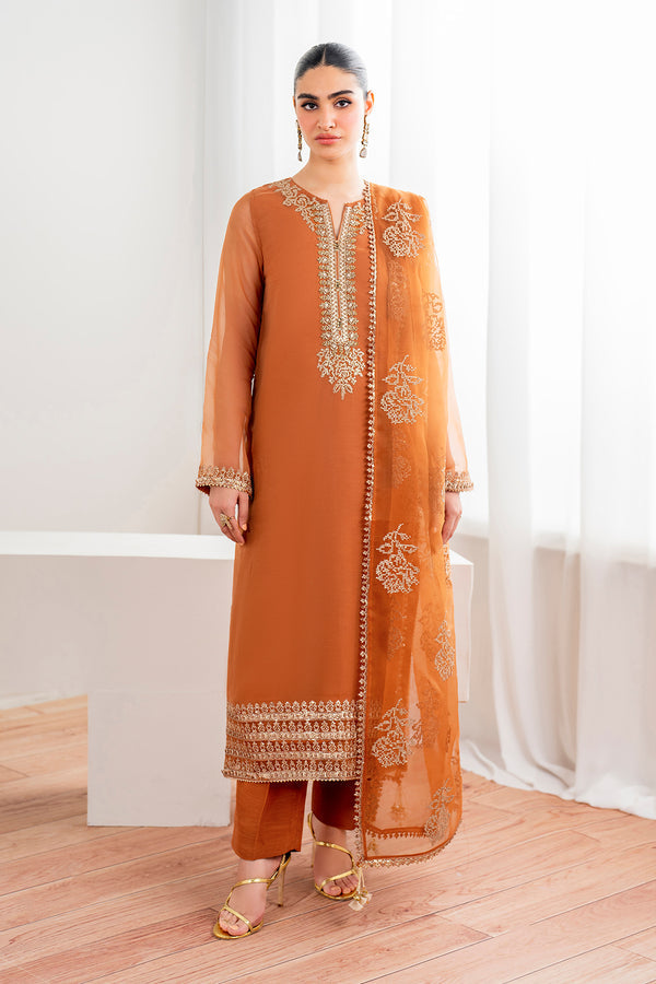 Baroque | Luxury Pret 24 | CHIFFON PR-987 - by - Libasekhas UK - Registered Vendor of : Baroque - 100% Original Designer Dresss