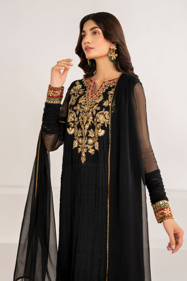 Baroque | Luxury Pret 24 | CRUSH CHIFFON PR-992 - by - Libasekhas UK - Registered Vendor of : Baroque - 100% Original Designer Dresss
