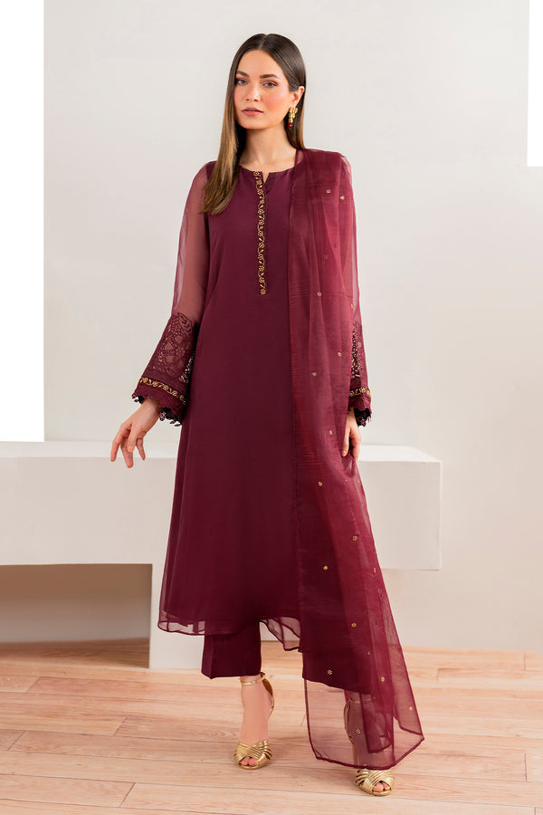 Baroque | Luxury Pret 24 | CHIFFON PR-981 - by - Libasekhas UK - Registered Vendor of : Baroque - 100% Original Designer Dresss