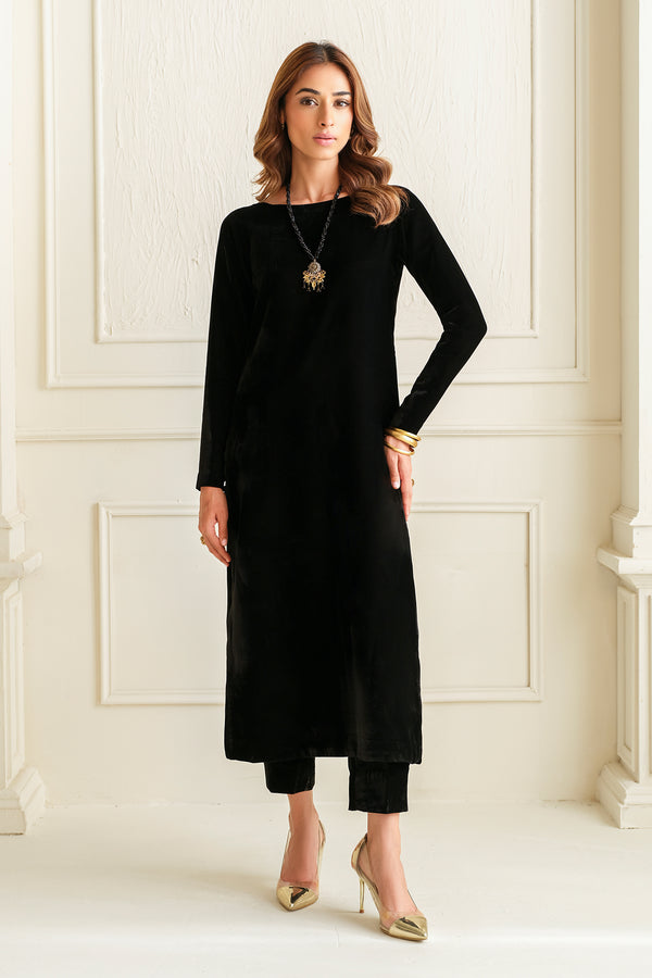 Baroque | Luxury Pret 24 | VELVET SUIT PR-1010 - by - Libasekhas UK - Registered Vendor of : Baroque - 100% Original Designer Dresss