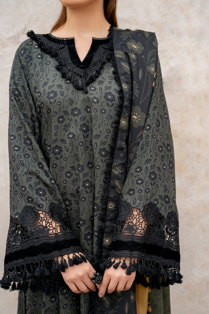 Baroque | Luxury Pret 24 | VISCOSE UF-727 - by - Libasekhas UK - Registered Vendor of : Baroque - 100% Original Designer Dresss