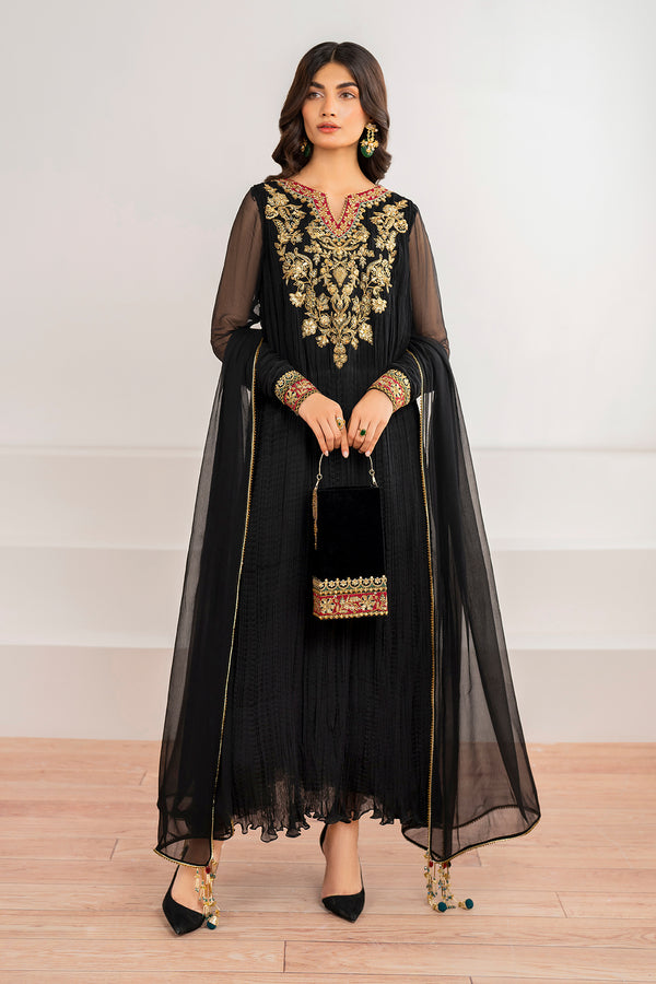 Baroque | Luxury Pret 24 | CRUSH CHIFFON PR-992 - by - Libasekhas UK - Registered Vendor of : Baroque - 100% Original Designer Dresss
