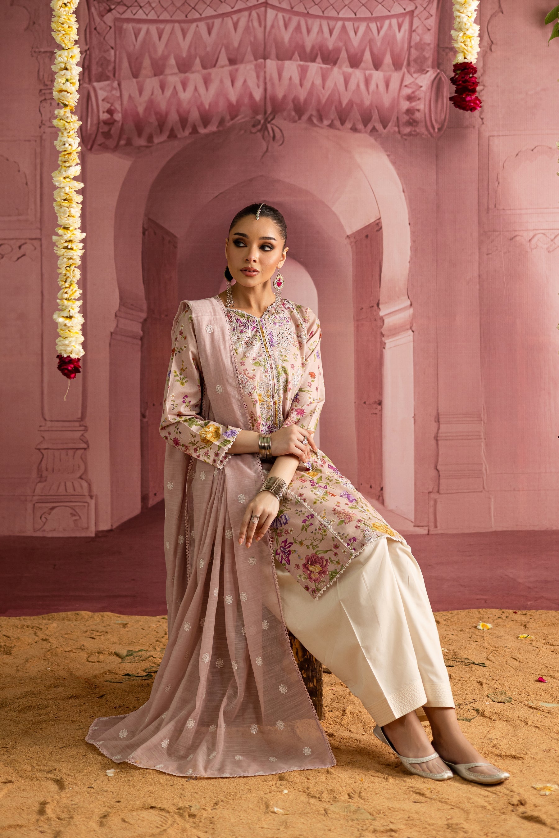 Batik | Chargbagh | Emily - by - Libasekhas UK - Registered Vendor of : Batik - 100% Original Designer Dresss