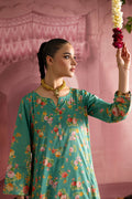Batik | Chargbagh | Aquamarine - by - Libasekhas UK - Registered Vendor of : Batik - 100% Original Designer Dresss