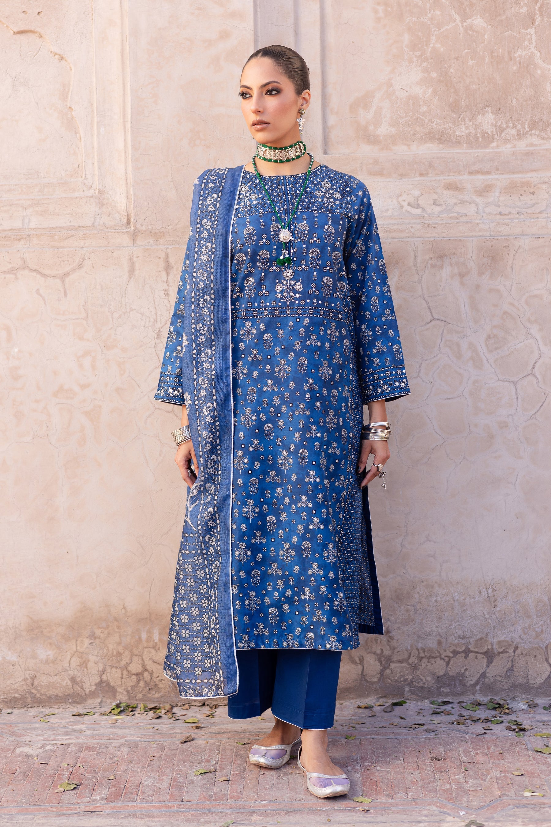 Batik | Chargbagh | Arsh - by - Libasekhas UK - Registered Vendor of : Batik - 100% Original Designer Dresss