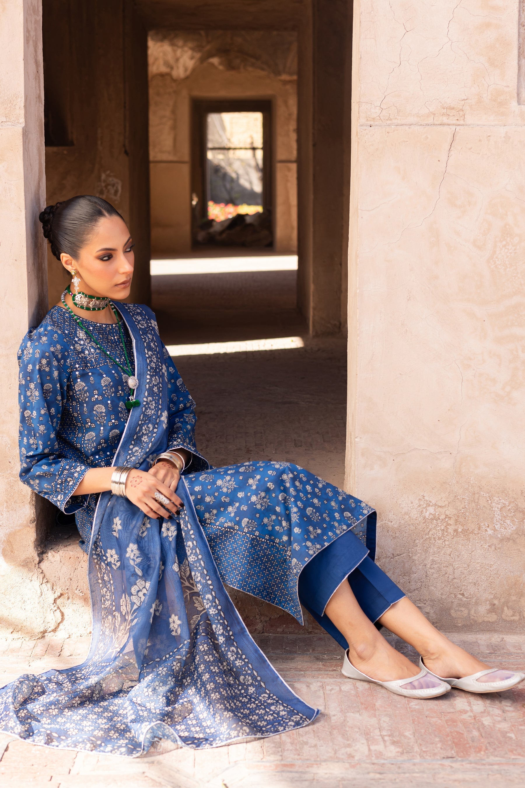 Batik | Chargbagh | Arsh - by - Libasekhas UK - Registered Vendor of : Batik - 100% Original Designer Dresss
