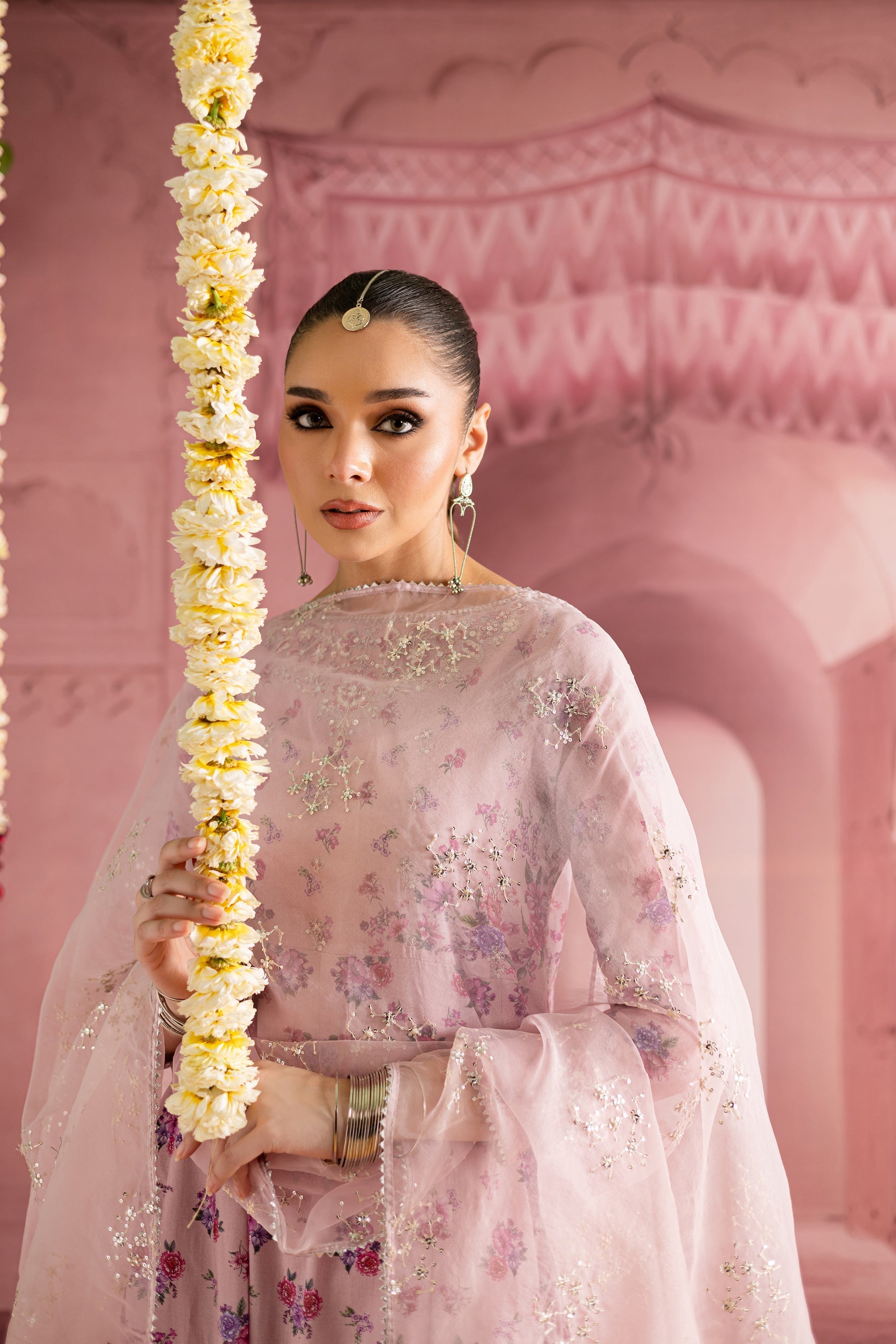 Batik | Chargbagh | Flora - by - Libasekhas UK - Registered Vendor of : Batik - 100% Original Designer Dresss