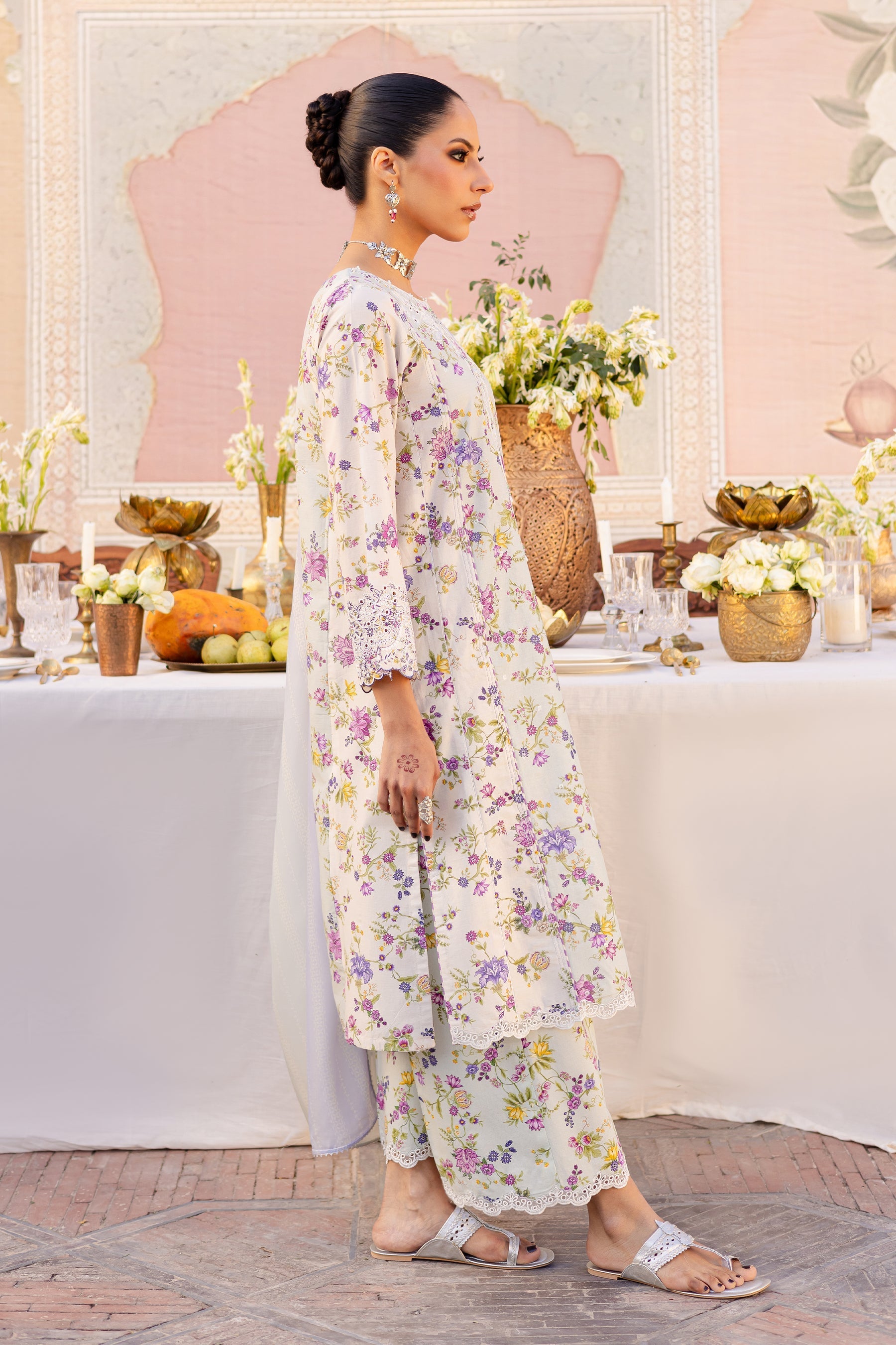 Batik | Chargbagh | Haze - by - Libasekhas UK - Registered Vendor of : Batik - 100% Original Designer Dresss