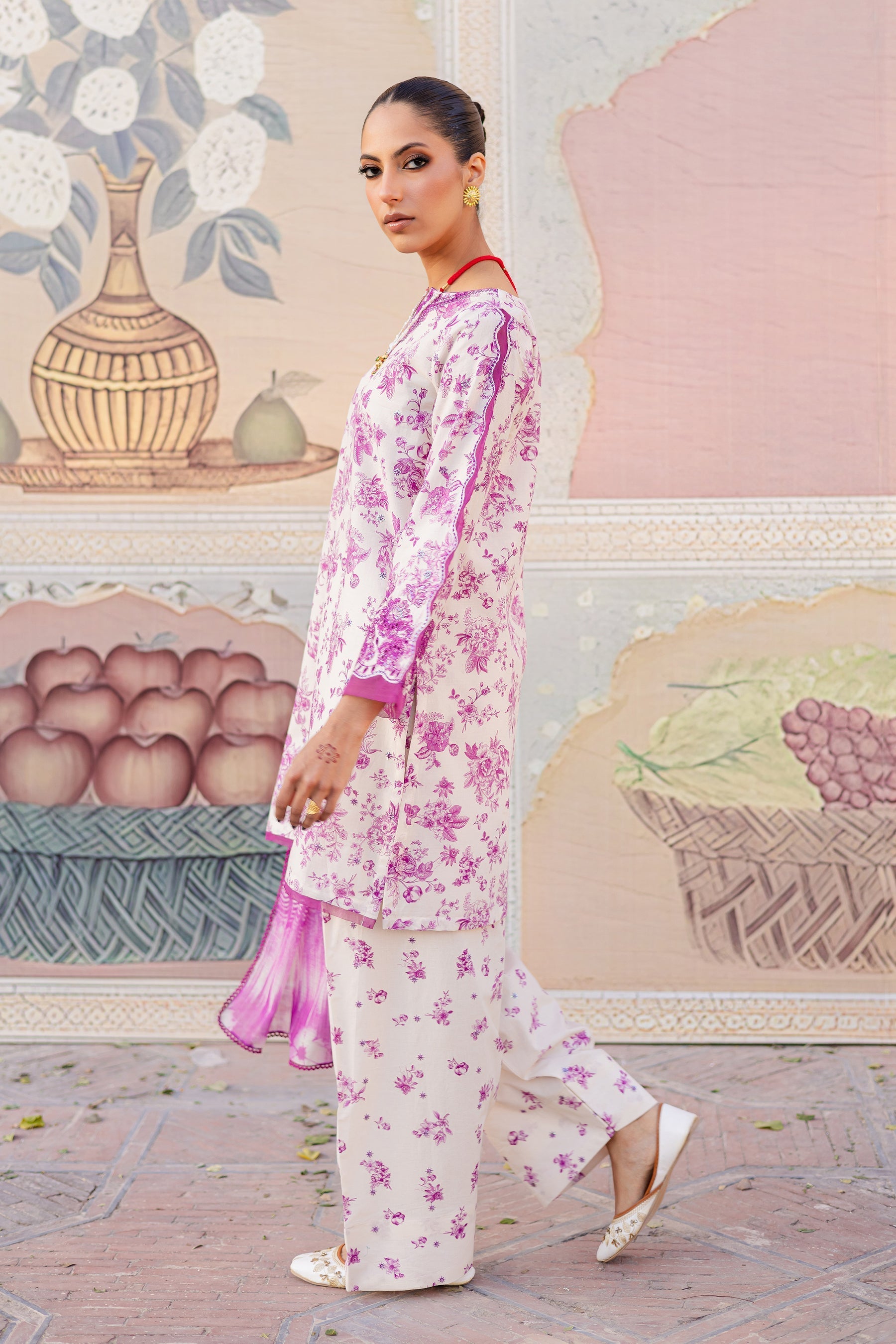 Batik | Chargbagh | Ferbera - by - Libasekhas UK - Registered Vendor of : Batik - 100% Original Designer Dresss
