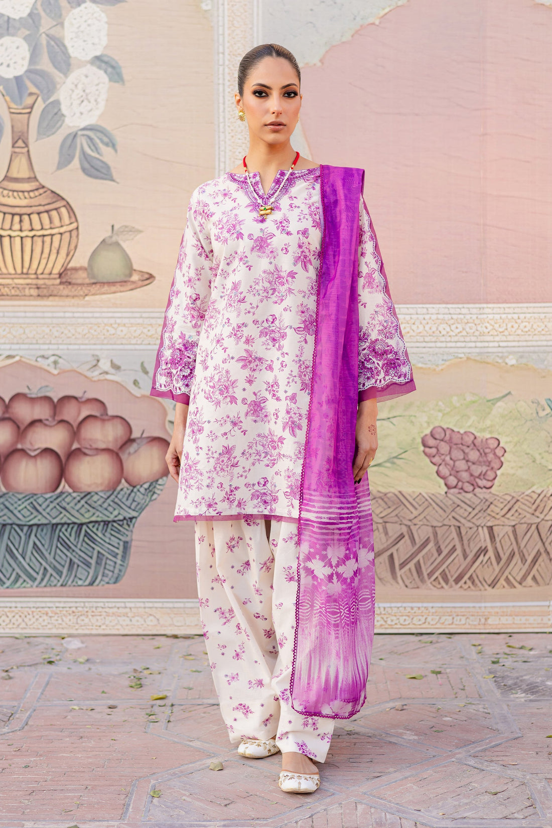 Batik | Chargbagh | Ferbera - by - Libasekhas UK - Registered Vendor of : Batik - 100% Original Designer Dresss