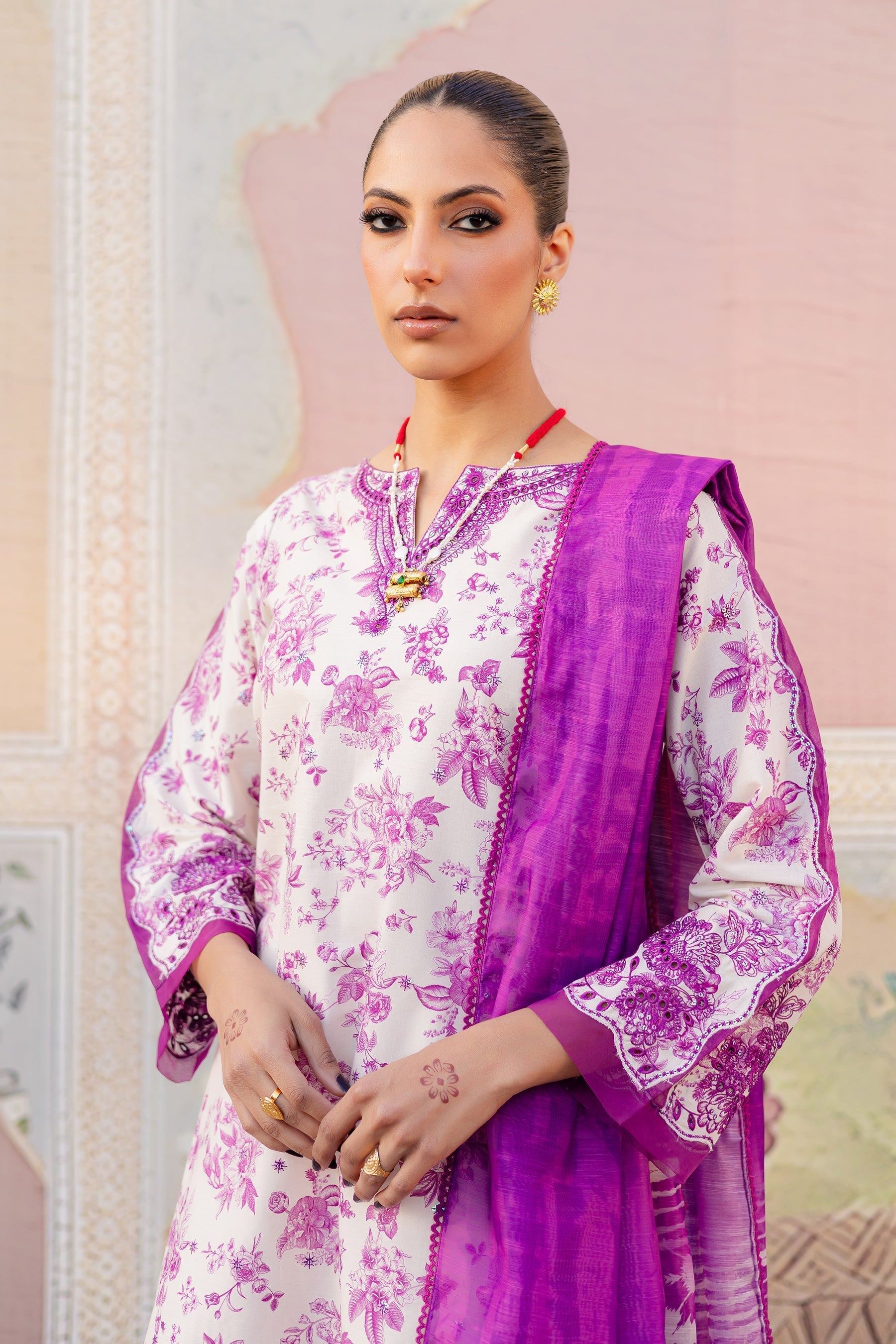 Batik | Chargbagh | Ferbera - by - Libasekhas UK - Registered Vendor of : Batik - 100% Original Designer Dresss