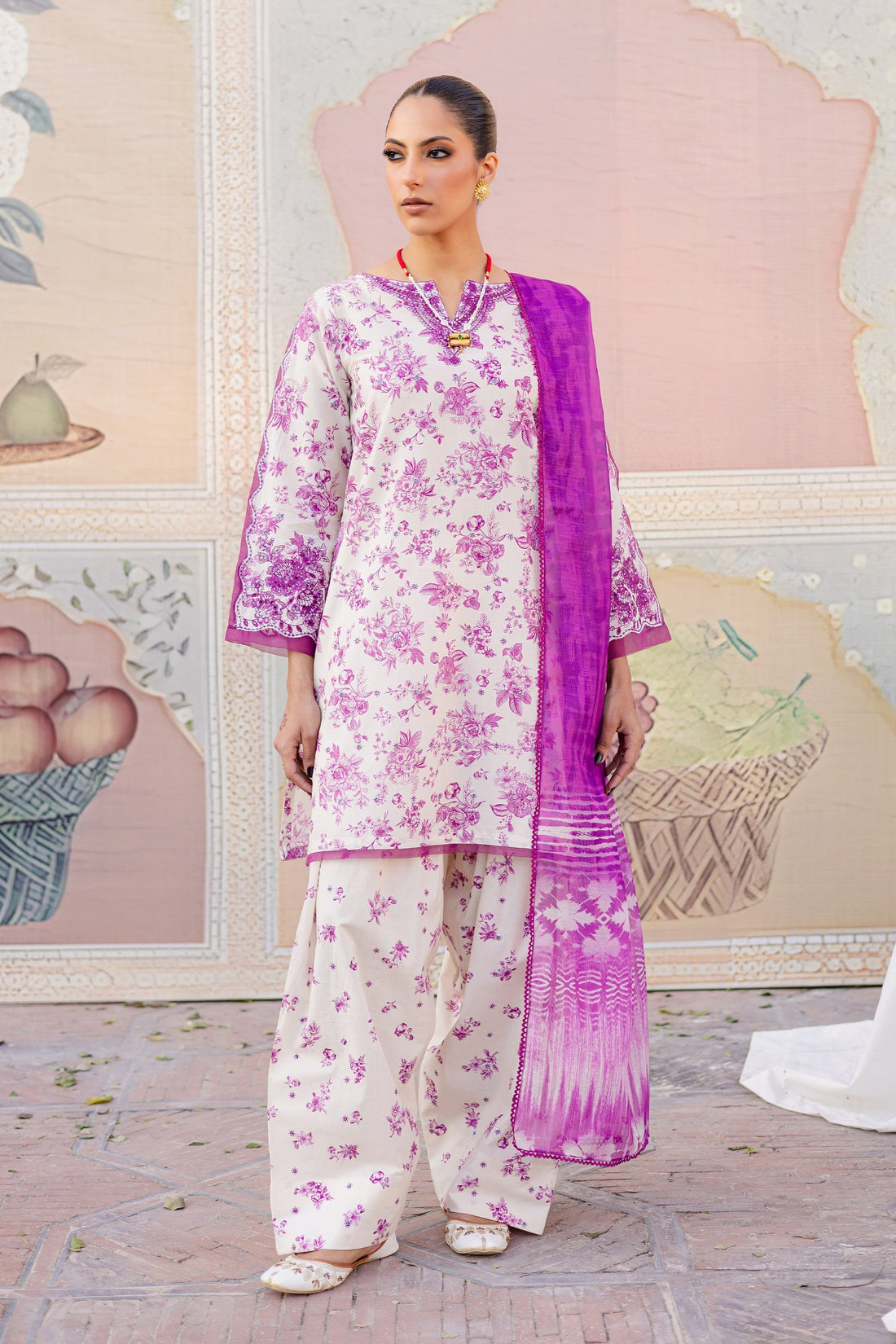Batik | Chargbagh | Ferbera - by - Libasekhas UK - Registered Vendor of : Batik - 100% Original Designer Dresss