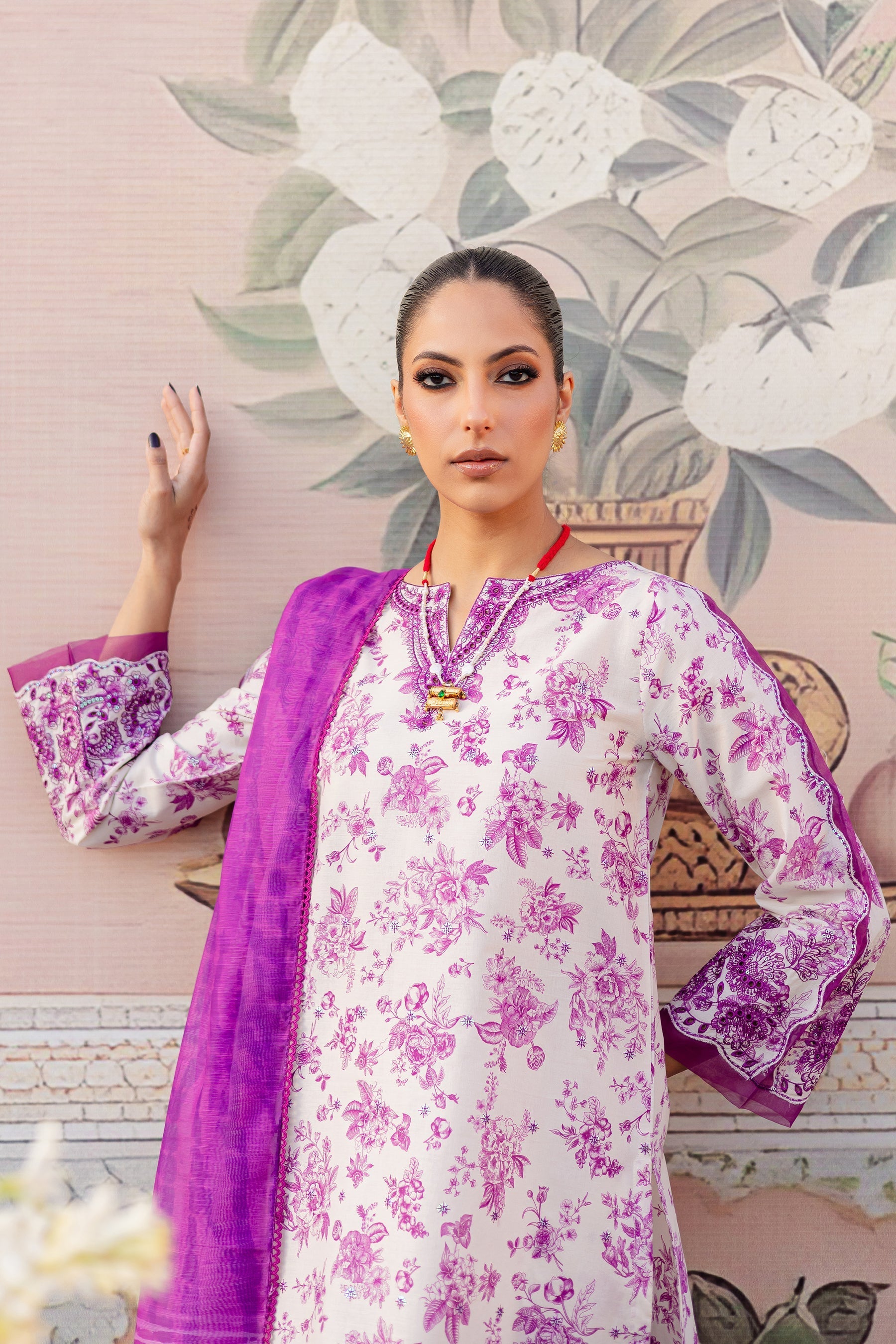 Batik | Chargbagh | Ferbera - by - Libasekhas UK - Registered Vendor of : Batik - 100% Original Designer Dresss