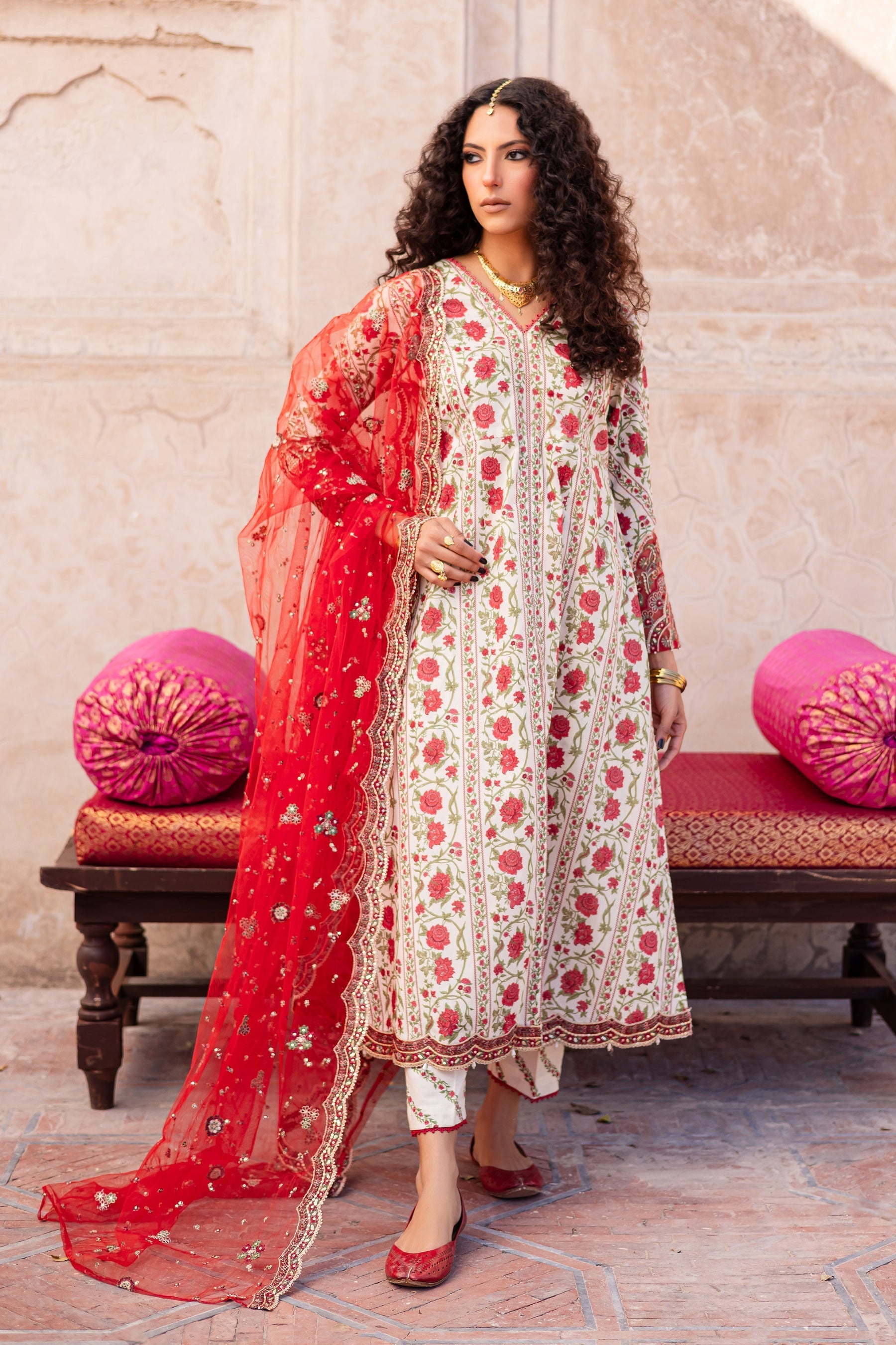 Batik | Chargbagh | Zardoz - by - Libasekhas UK - Registered Vendor of : Batik - 100% Original Designer Dresss