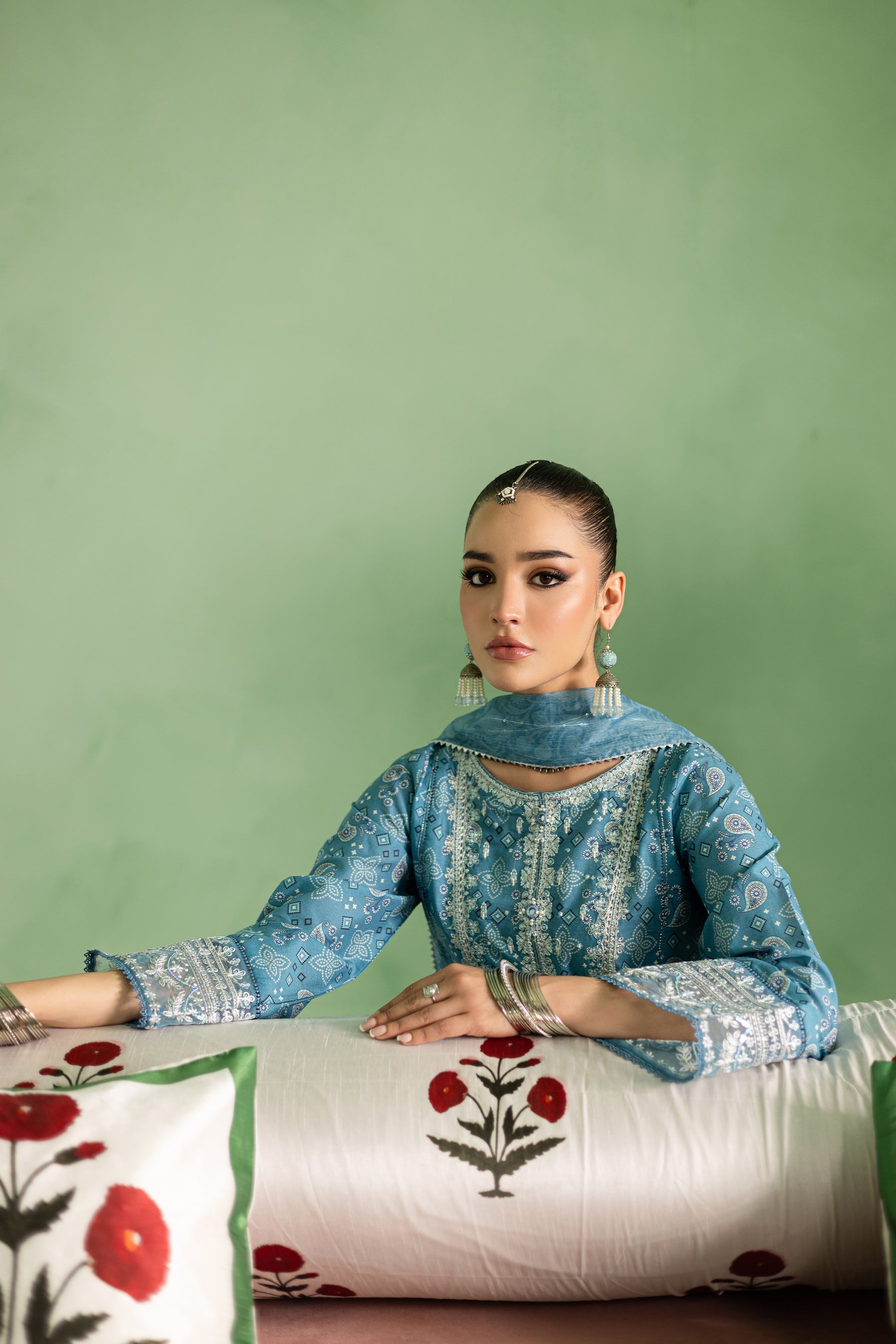 Batik | Chargbagh | Pluto - by - Libasekhas UK - Registered Vendor of : Batik - 100% Original Designer Dresss