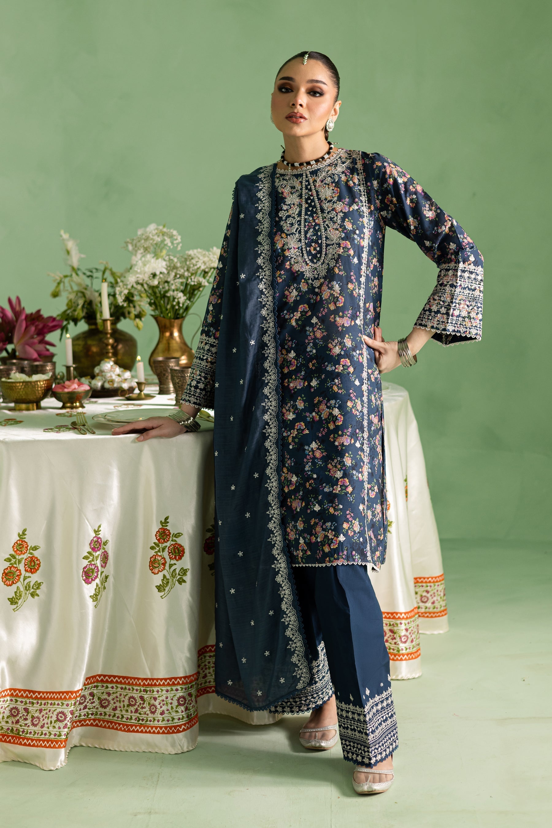 Batik | Chargbagh | Sirha - by - Libasekhas UK - Registered Vendor of : Batik - 100% Original Designer Dresss
