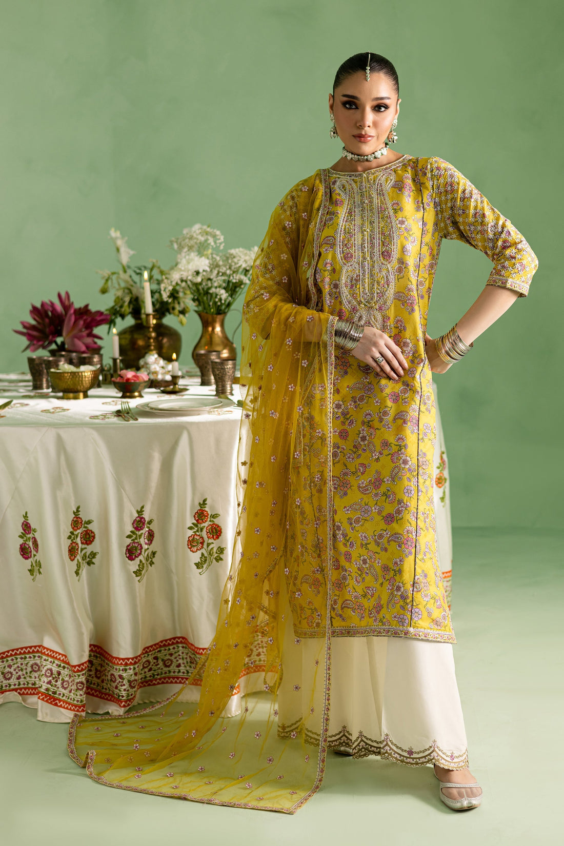 Batik | Chargbagh | Kezra - by - Libasekhas UK - Registered Vendor of : Batik - 100% Original Designer Dresss