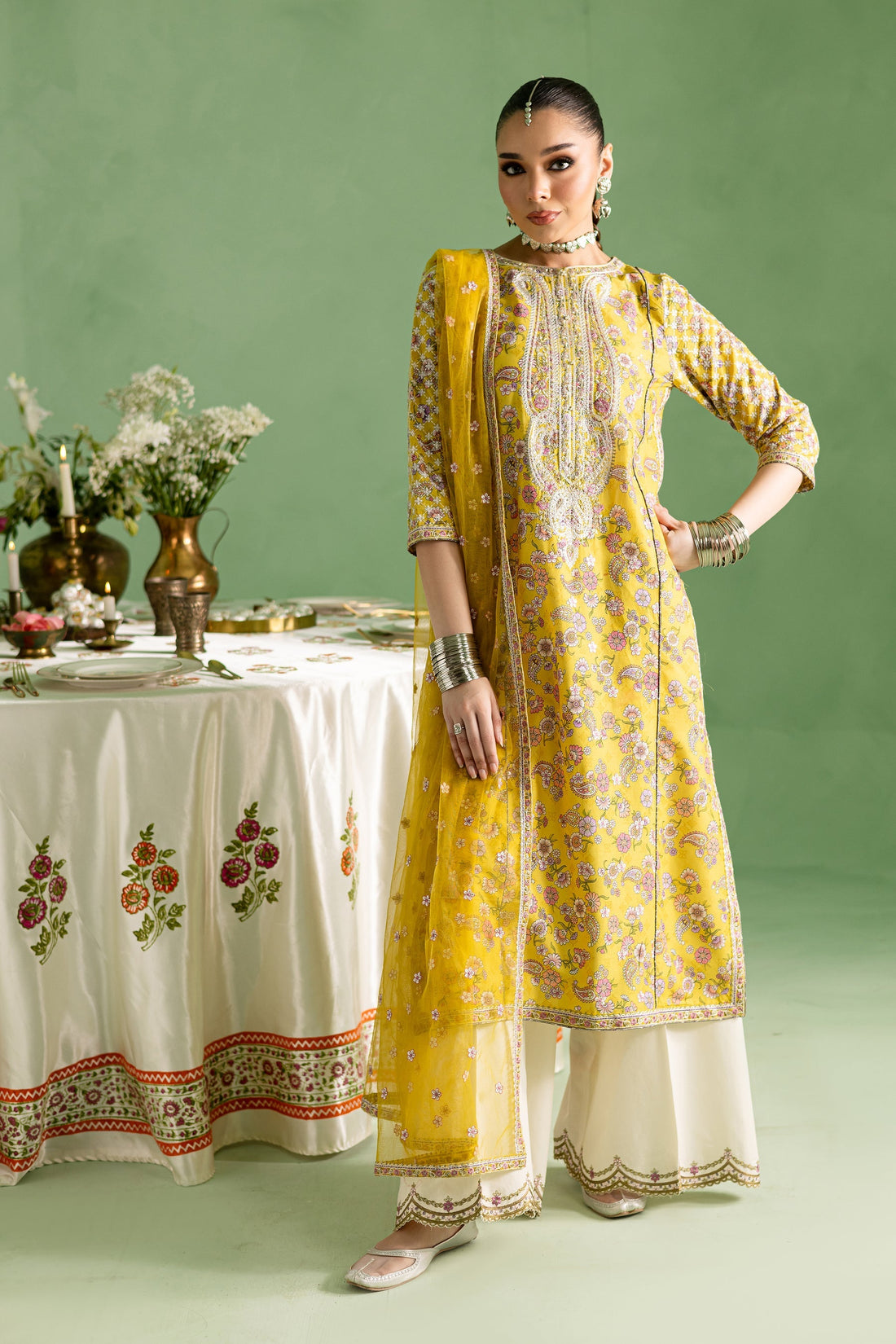 Batik | Chargbagh | Kezra - by - Libasekhas UK - Registered Vendor of : Batik - 100% Original Designer Dresss