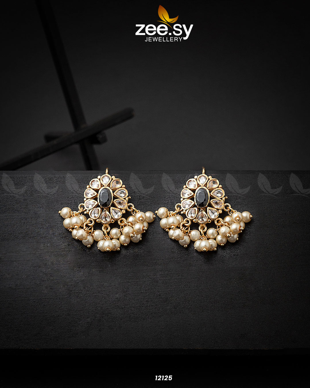 Beads Studs Earrings - by - Libasekhas UK - Registered Vendor of : Zeesy - 100% Original Designer Dresss