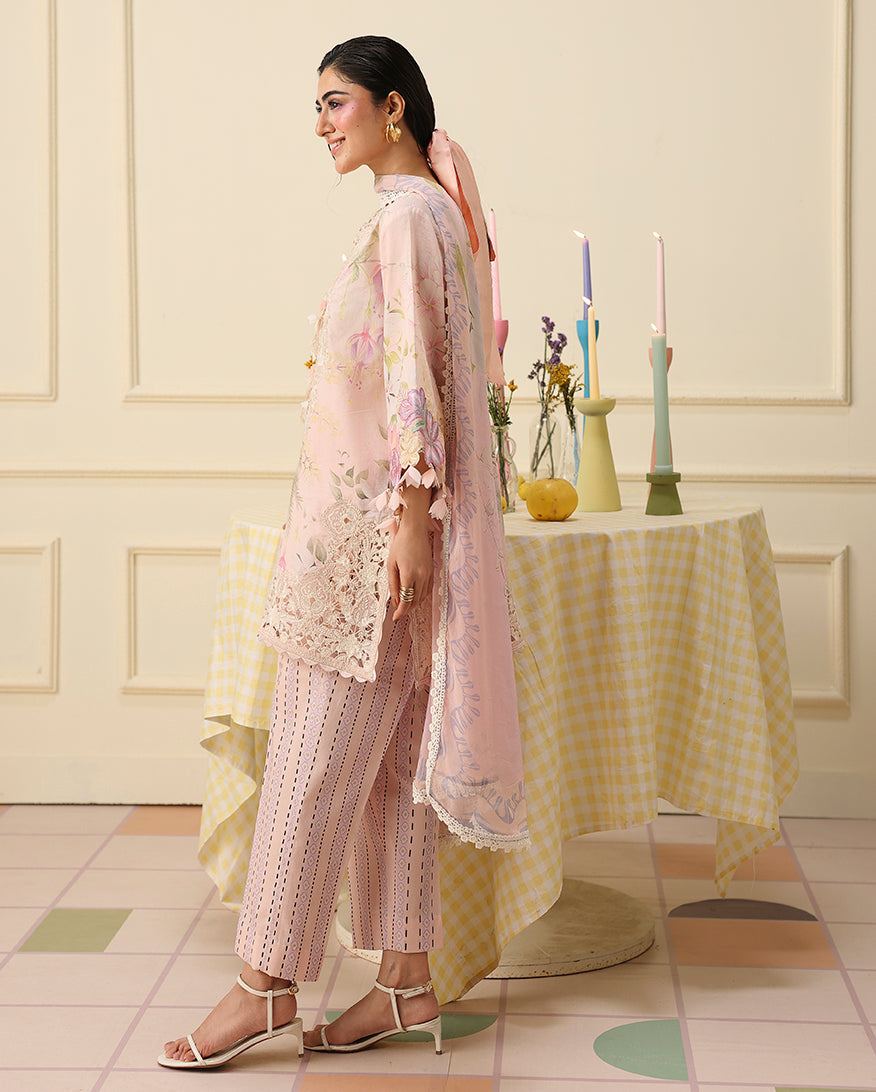 Mushq | Soleil Prints | Berry Creme - by Libasekhas UK - Registered Vendor of : Mushq - 100% Original Designer Dress