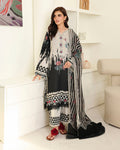 Roheenaz | Petals in Print | Black Petals - by Libasekhas UK - Registered Vendor of : Roheenaz - 100% Original Designer Dress