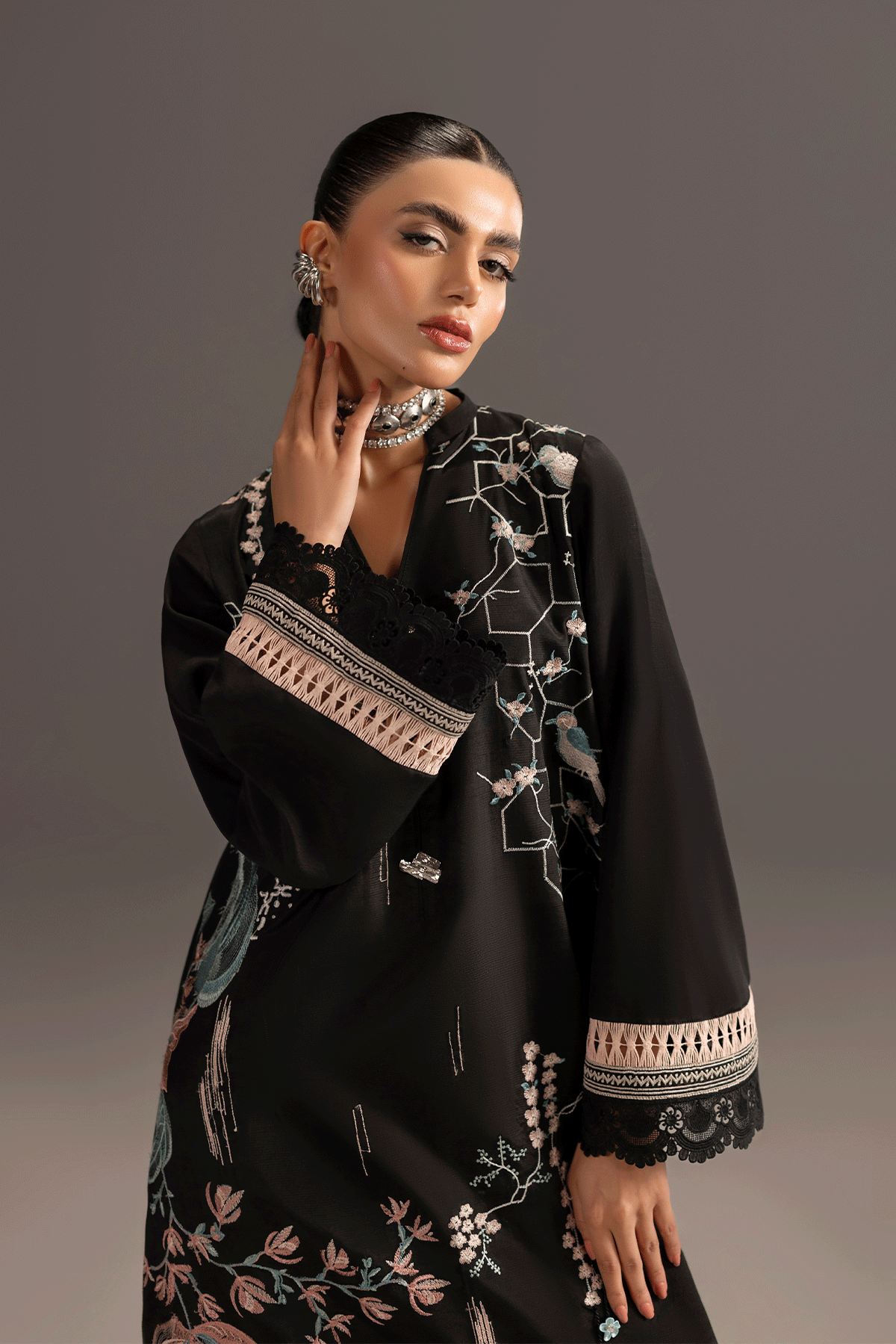 Erum Khan | Summer Whisper | Lady Charm - by Libasekhas UK - Registered Vendor of : Erum Khan - 100% Original Designer Dress