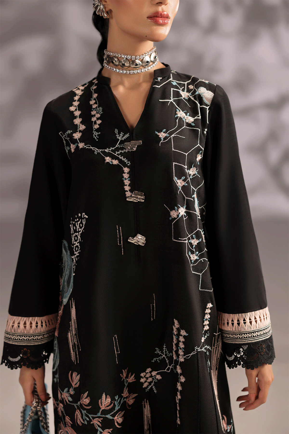 Erum Khan | Summer Whisper | Lady Charm - by Libasekhas UK - Registered Vendor of : Erum Khan - 100% Original Designer Dress