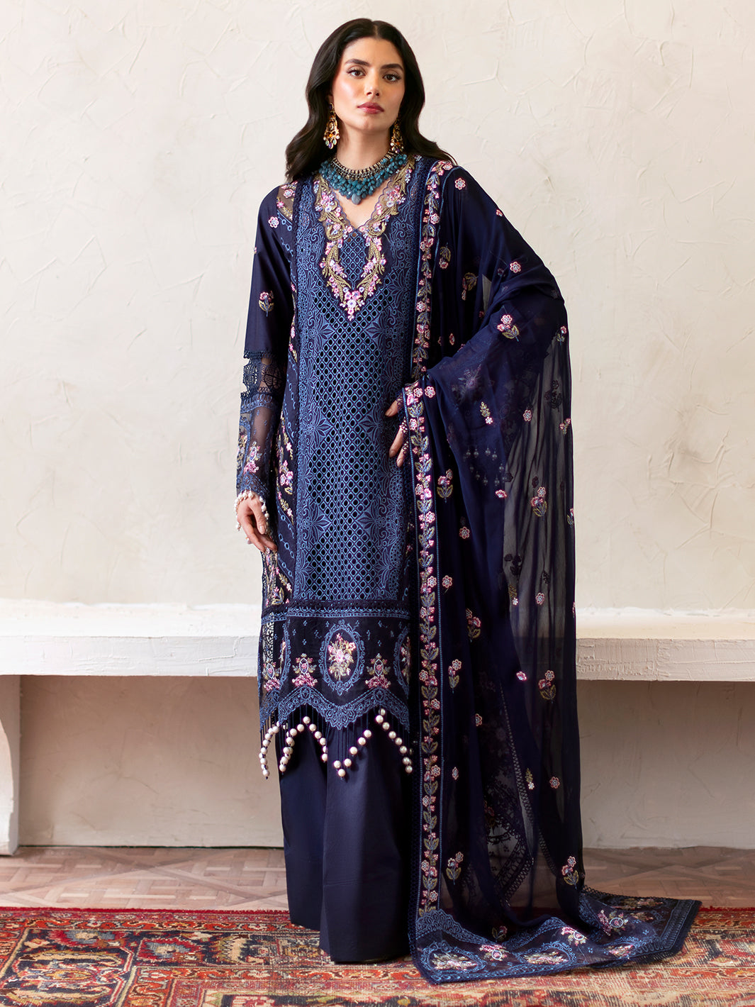 Mahnur | Sophie Luxury Lawn 25 | Blake - by - Libasekhas UK - Registered Vendor of : Mahnur - 100% Original Designer Dresss