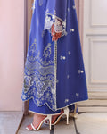Roheenaz | Veil of Summer Chikankari | Blanc Mirage - by Libasekhas UK - Registered Vendor of : Roheenaz - 100% Original Designer Dress
