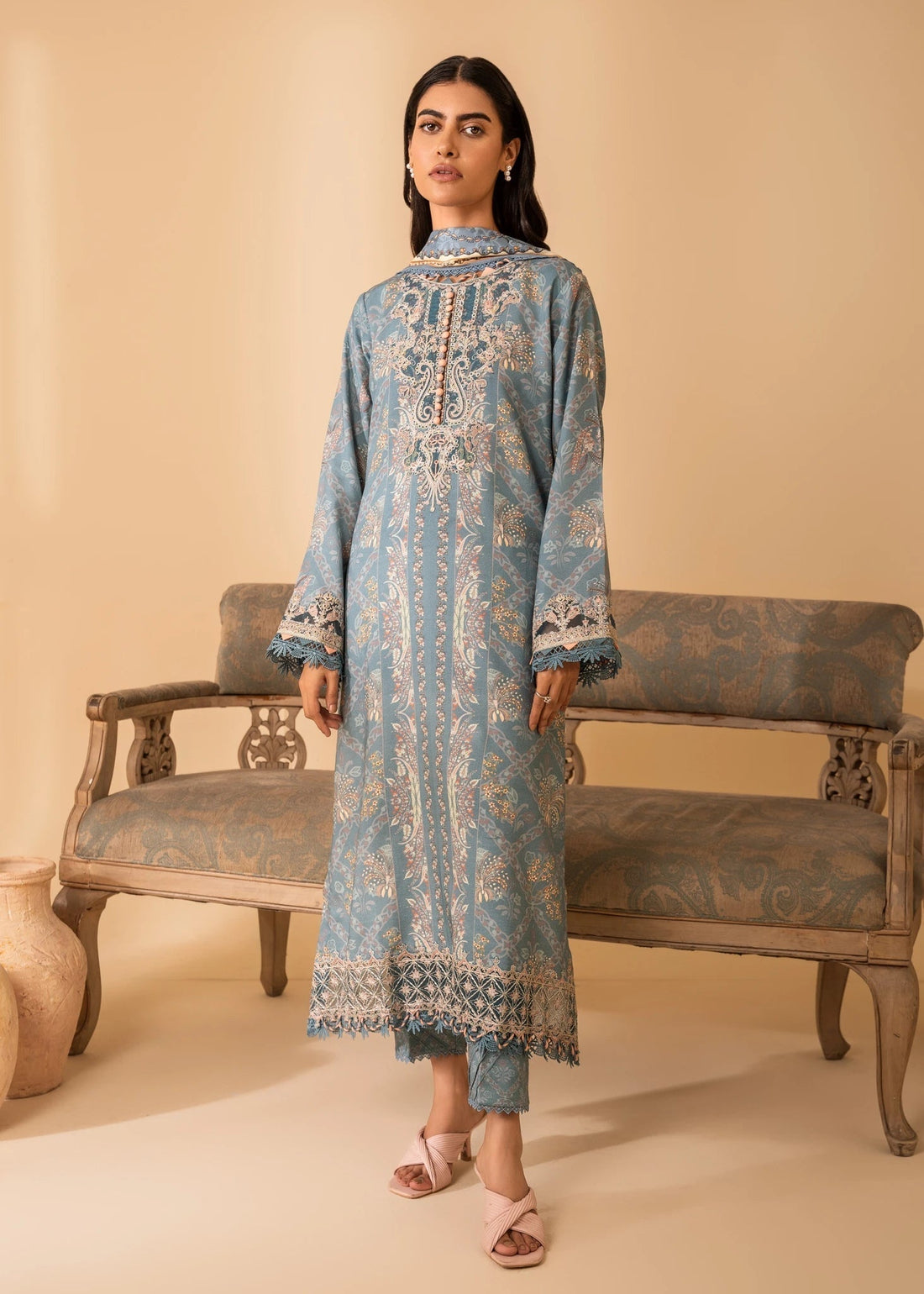 Nureh | Shades of Winter | SERENA (AZ-05) - by - Libasekhas UK - Registered Vendor of : Nureh - 100% Original Designer Dresss