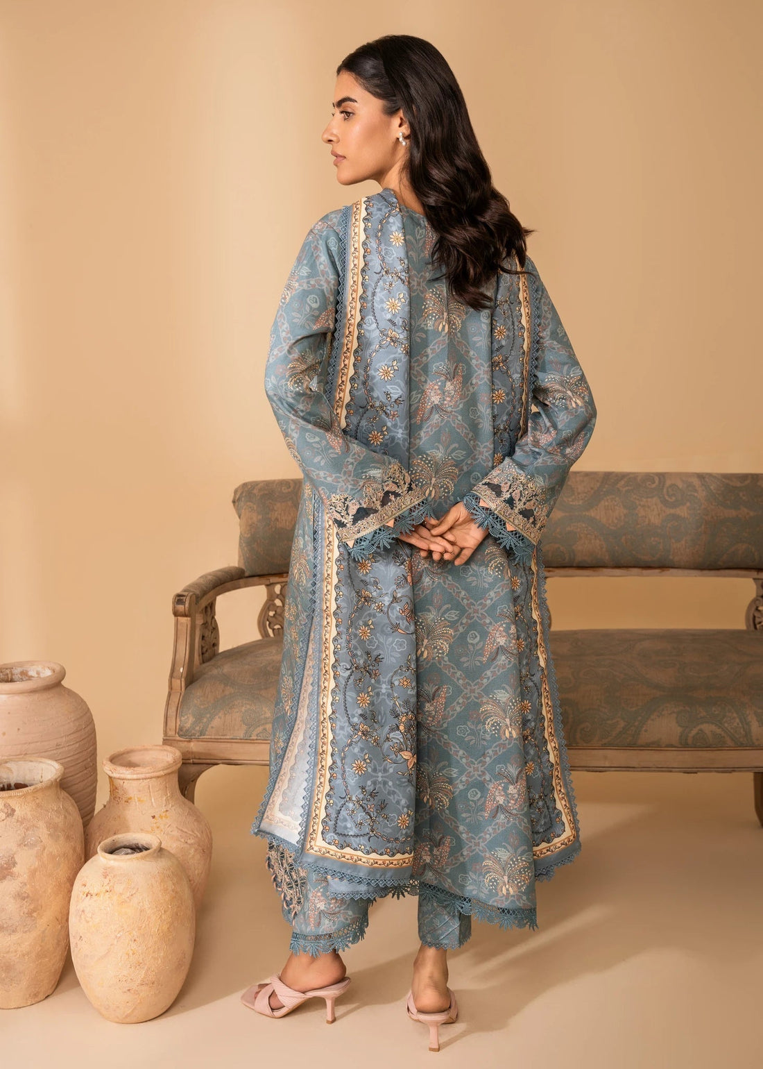 Nureh | Shades of Winter | SERENA (AZ-05) - by - Libasekhas UK - Registered Vendor of : Nureh - 100% Original Designer Dresss