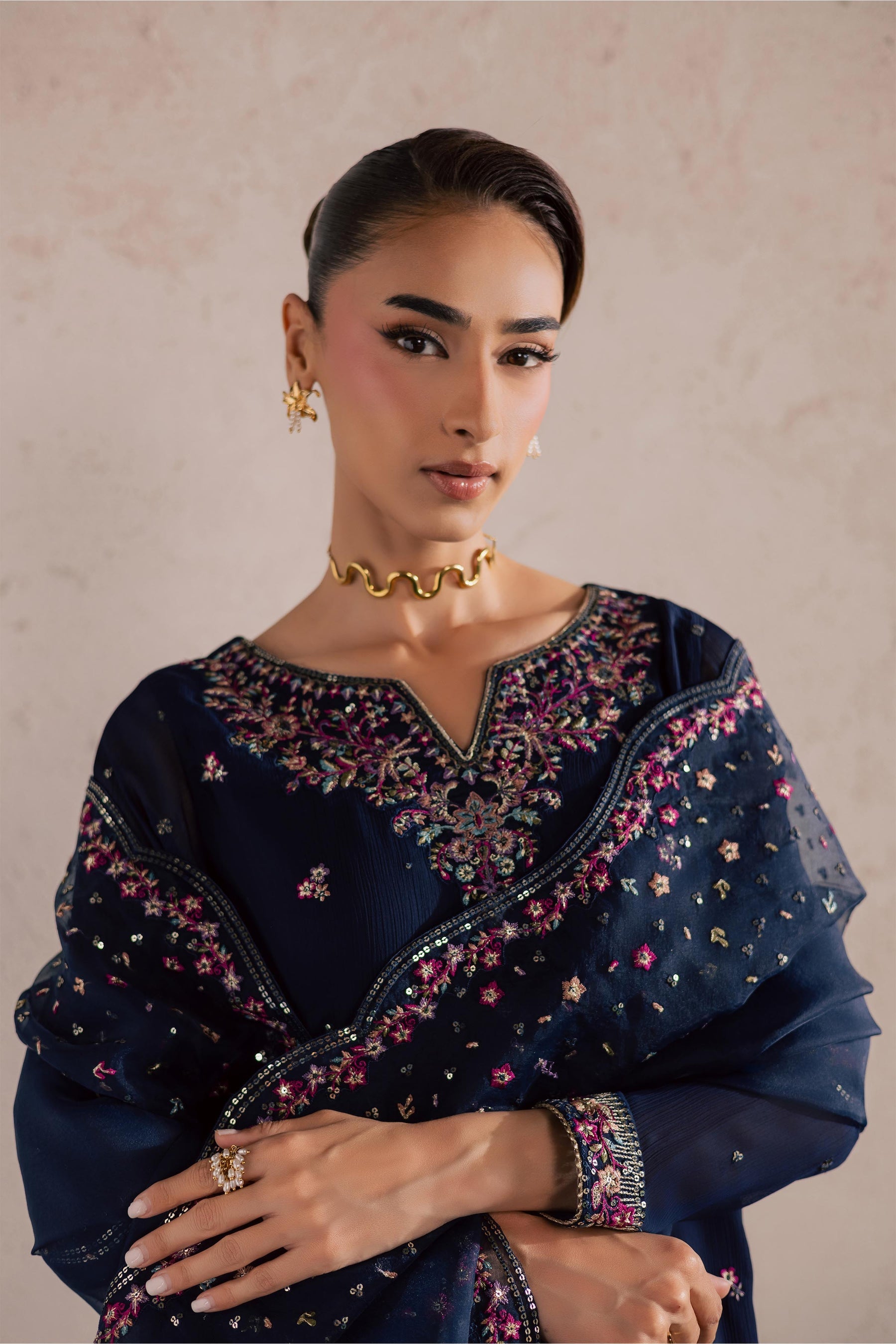 Batik | Festive Eid 26 | Bluey - by Libasekhas - Registered Vendor of : Batik - 100% Original Designer Dress