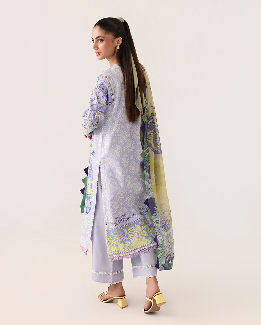 Roheenaz | Rosette Lawn | Blush Meadow - by Libasekhas UK - Registered Vendor of : Roheenaz - 100% Original Designer Dress