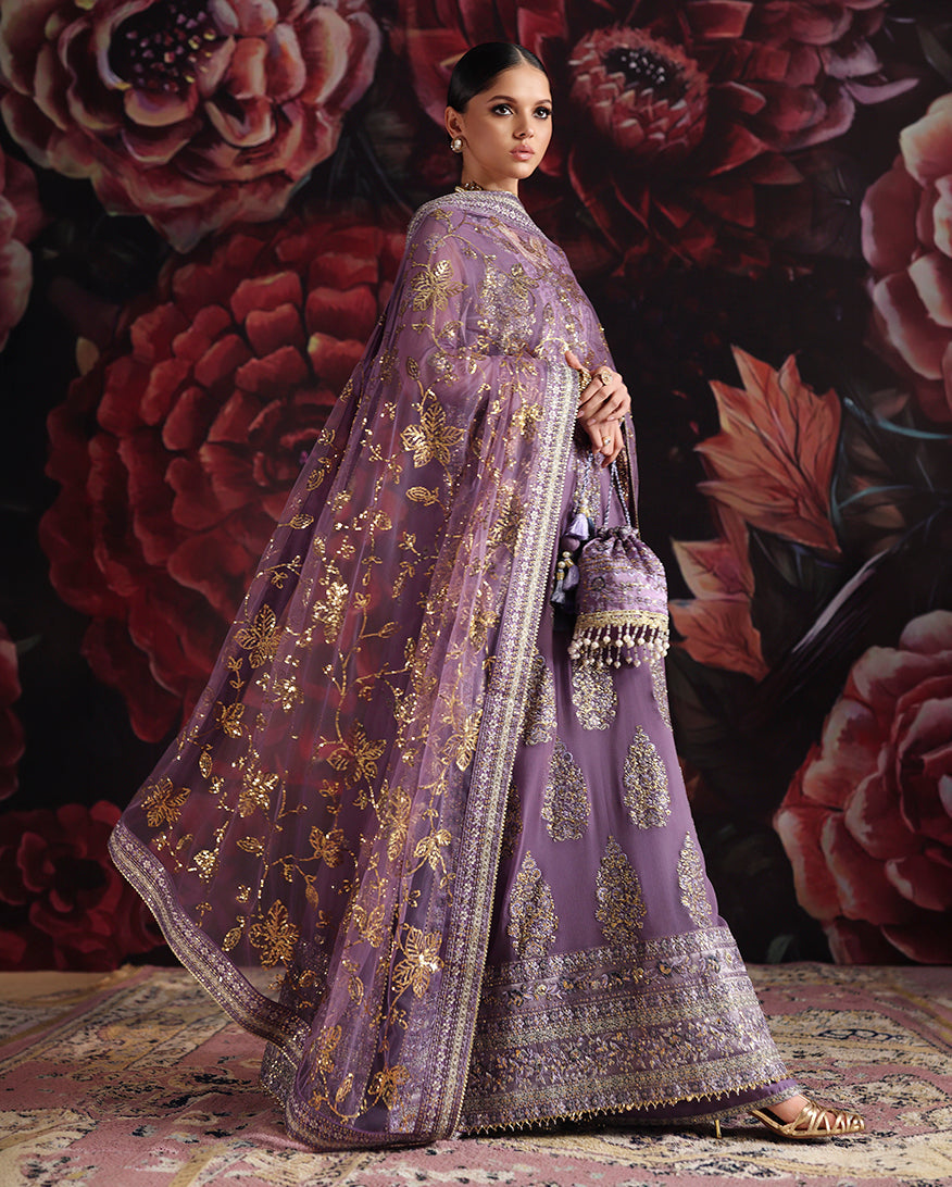 Roheenaz | Royale Eternel Chiffon Edit | Blush Whisper - by Libasekhas UK - Registered Vendor of : Roheenaz - 100% Original Designer Dress