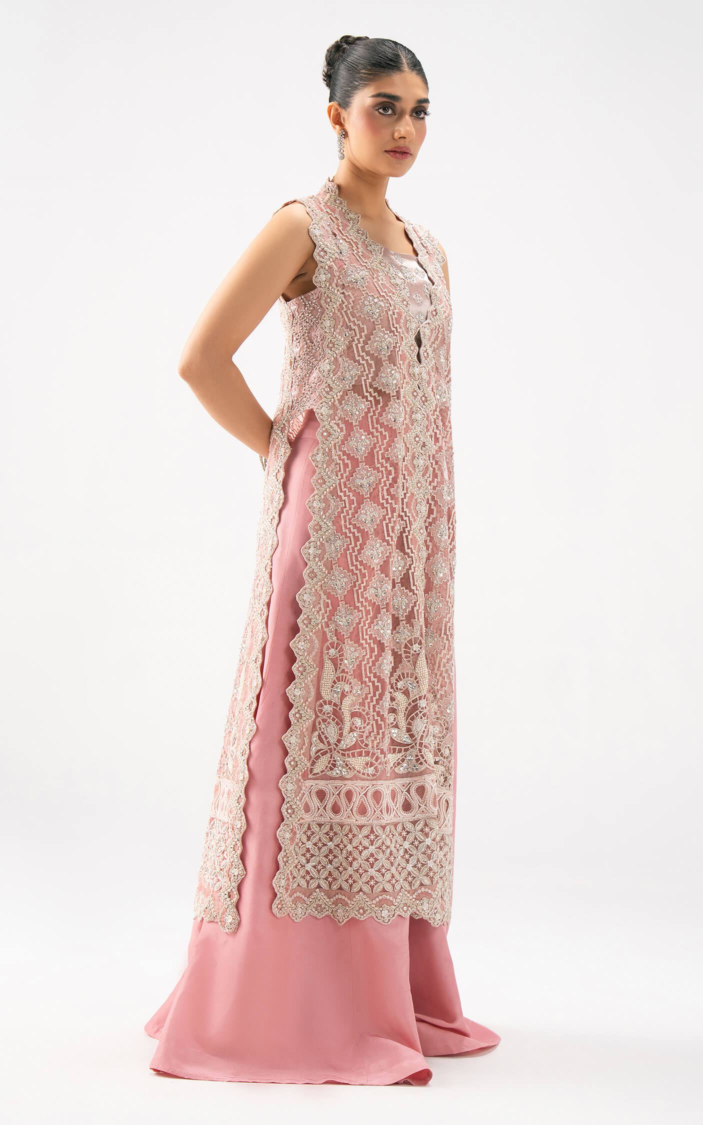 Asifa and Nabeel | Lyle Luxury Formals 25 | Blush Reverie Ensemble - by Libasekhas UK - Registered Vendor of : Asifa and Nabeel - 100% Original Designer Dress