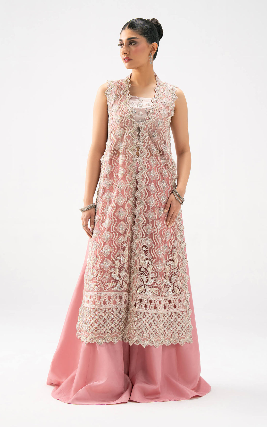 Asifa and Nabeel | Lyle Luxury Formals 25 | Blush Reverie Ensemble - by Libasekhas UK - Registered Vendor of : Asifa and Nabeel - 100% Original Designer Dress