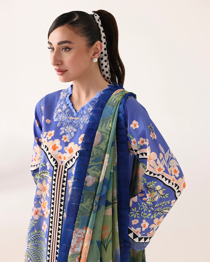 Roheenaz | Rosette Lawn | Breeze of Dawn - by Libasekhas UK - Registered Vendor of : Roheenaz - 100% Original Designer Dress