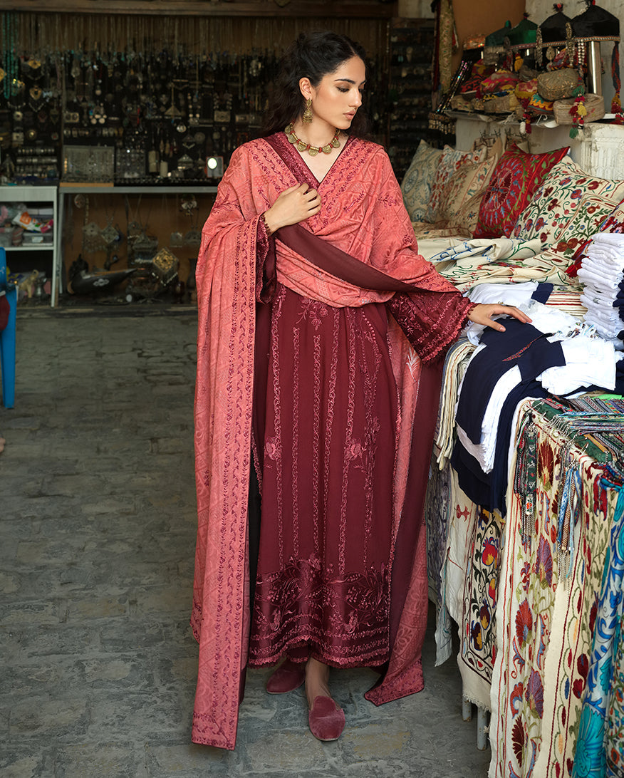 Mushq | Bukhara Winter Edit | Bukhara Bloom - by Libasekhas UK - Registered Vendor of : Mushq - 100% Original Designer Dress